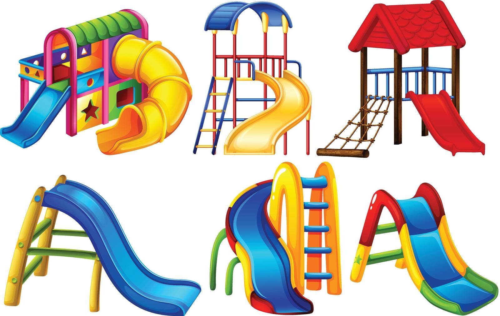 Set of playground equipment by iimages