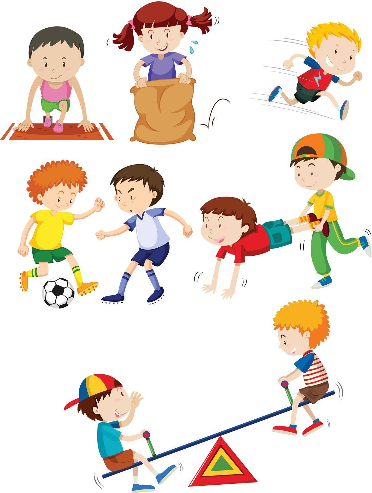 Young children and activity by iimages