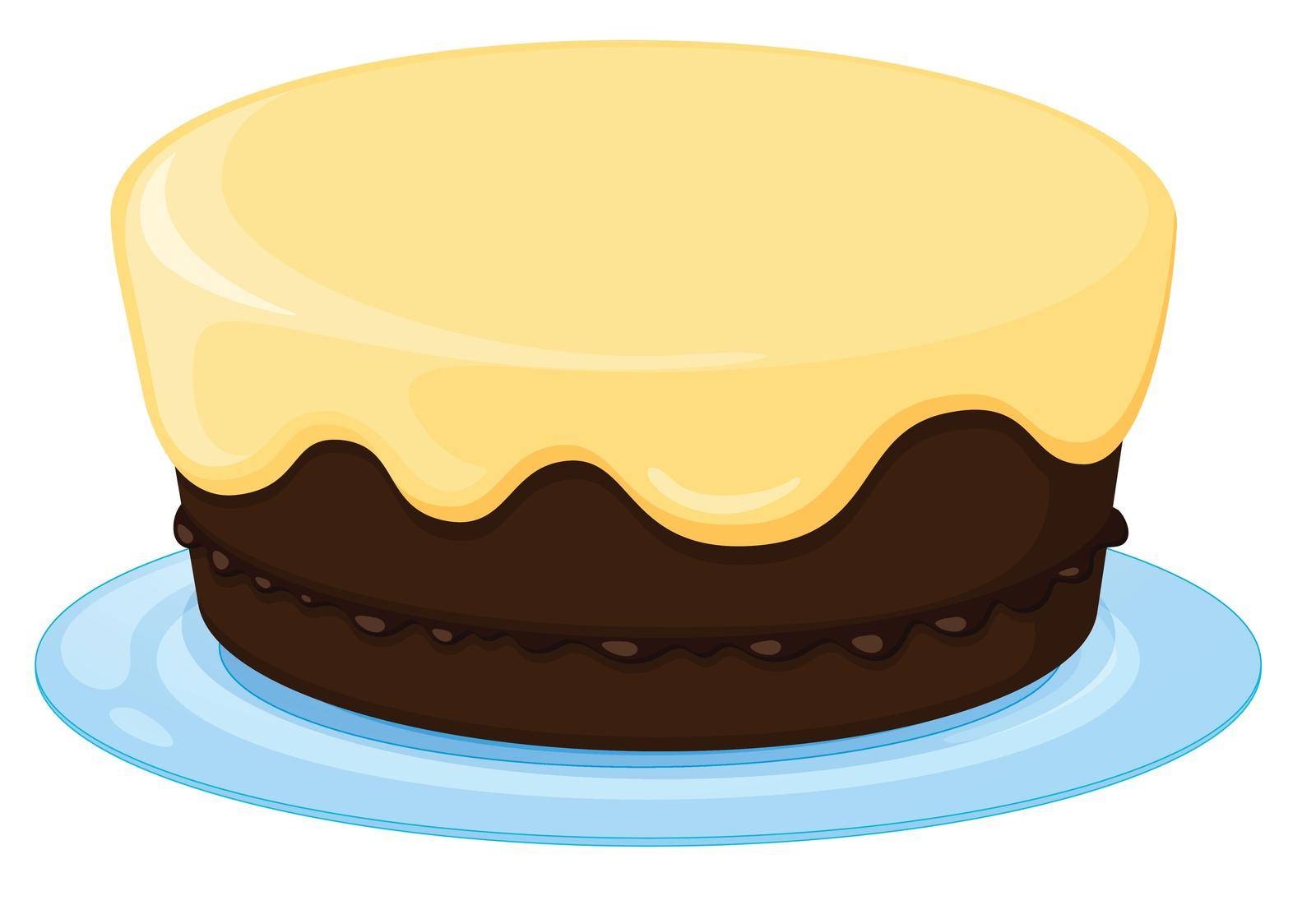 illustration of a cake on a white background
