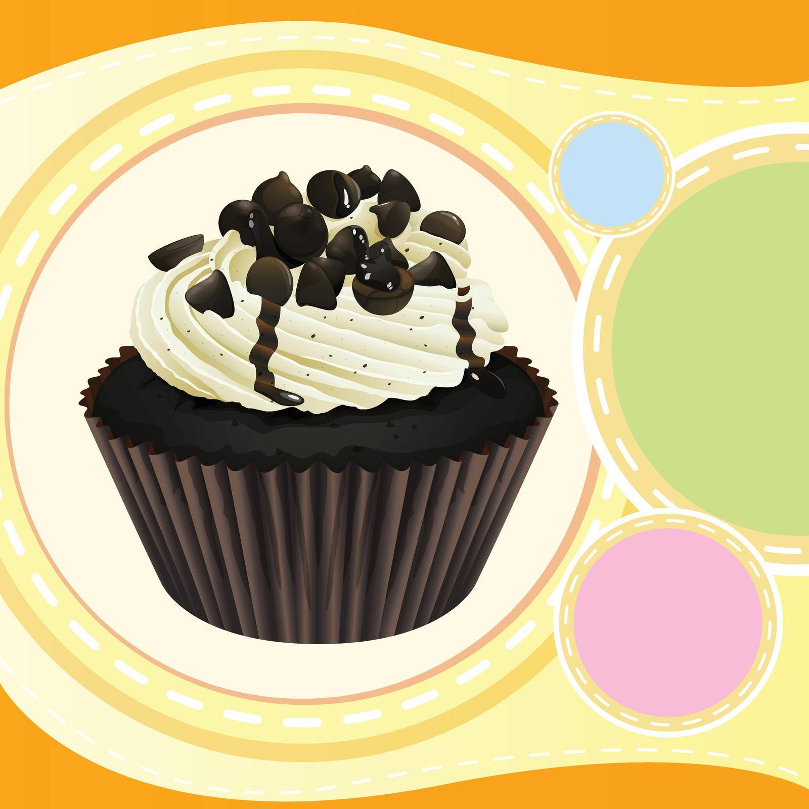 a cupcake and a wallpaper by iimages
