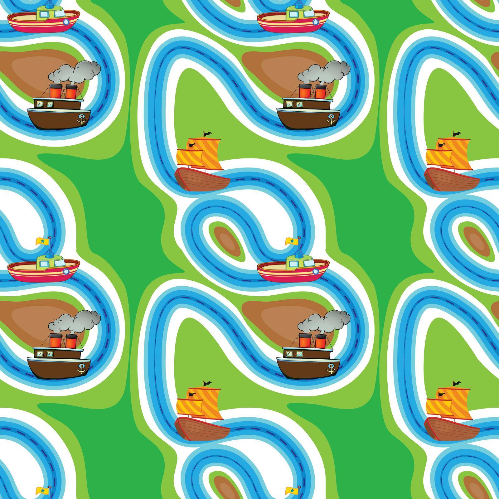 Seamless pattern with kid's theme by iimages