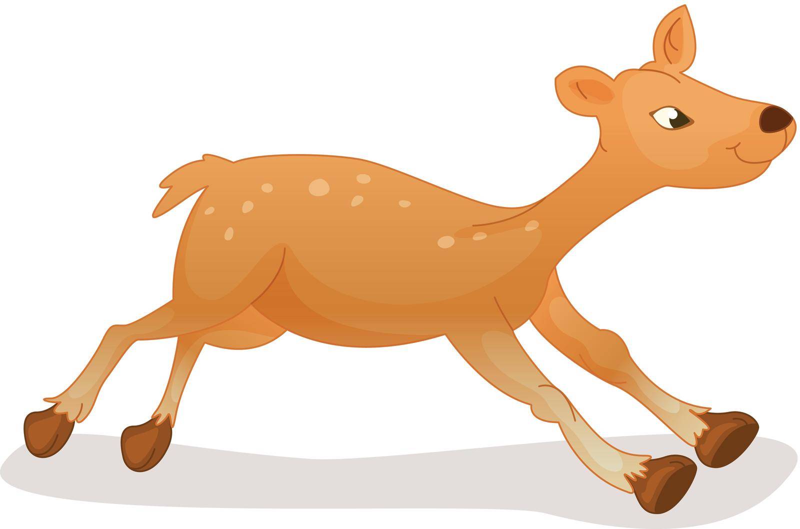 Illustration of a cute deer