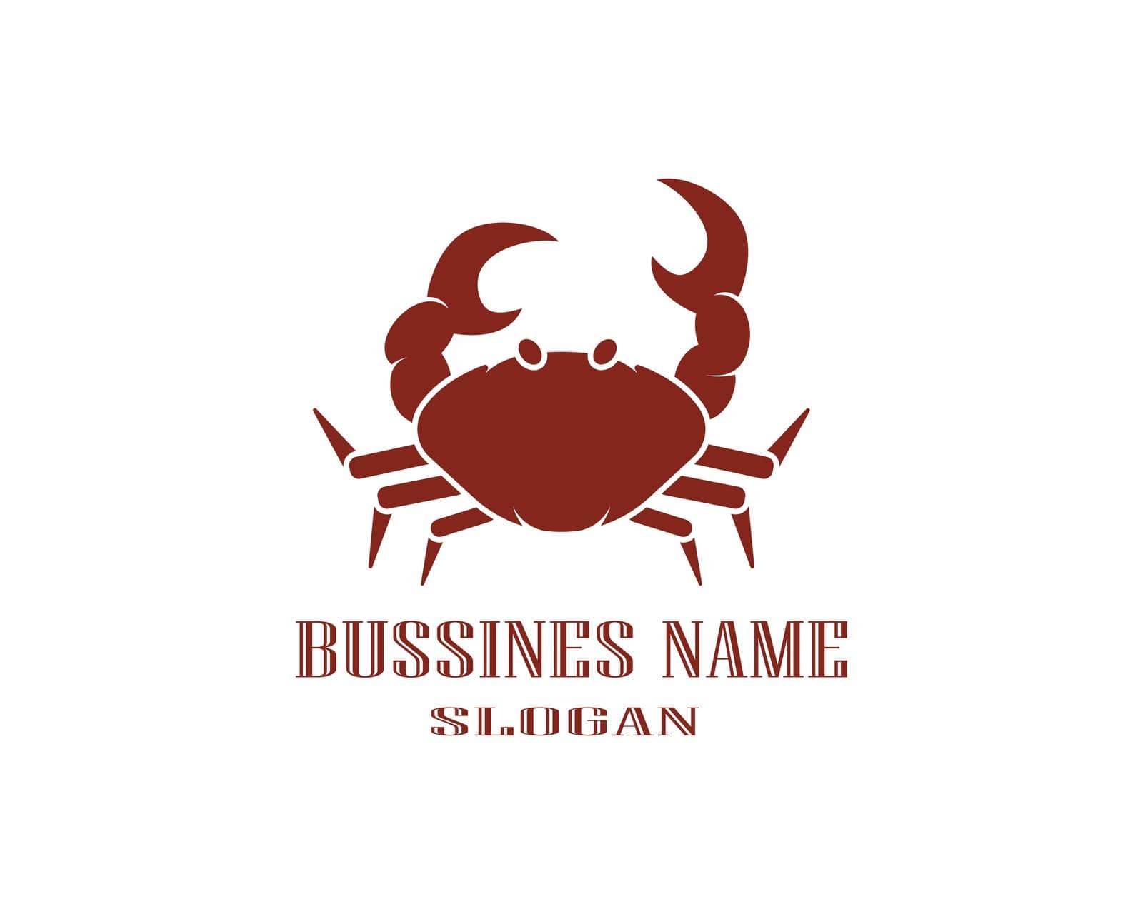 crabs icon,illustration for bussines restaurant and seafood