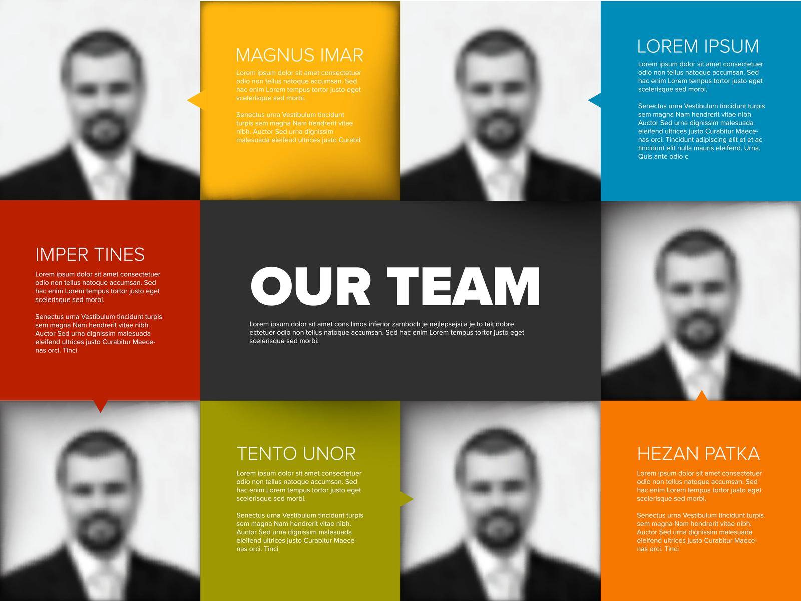 Company team presentation template by orson
