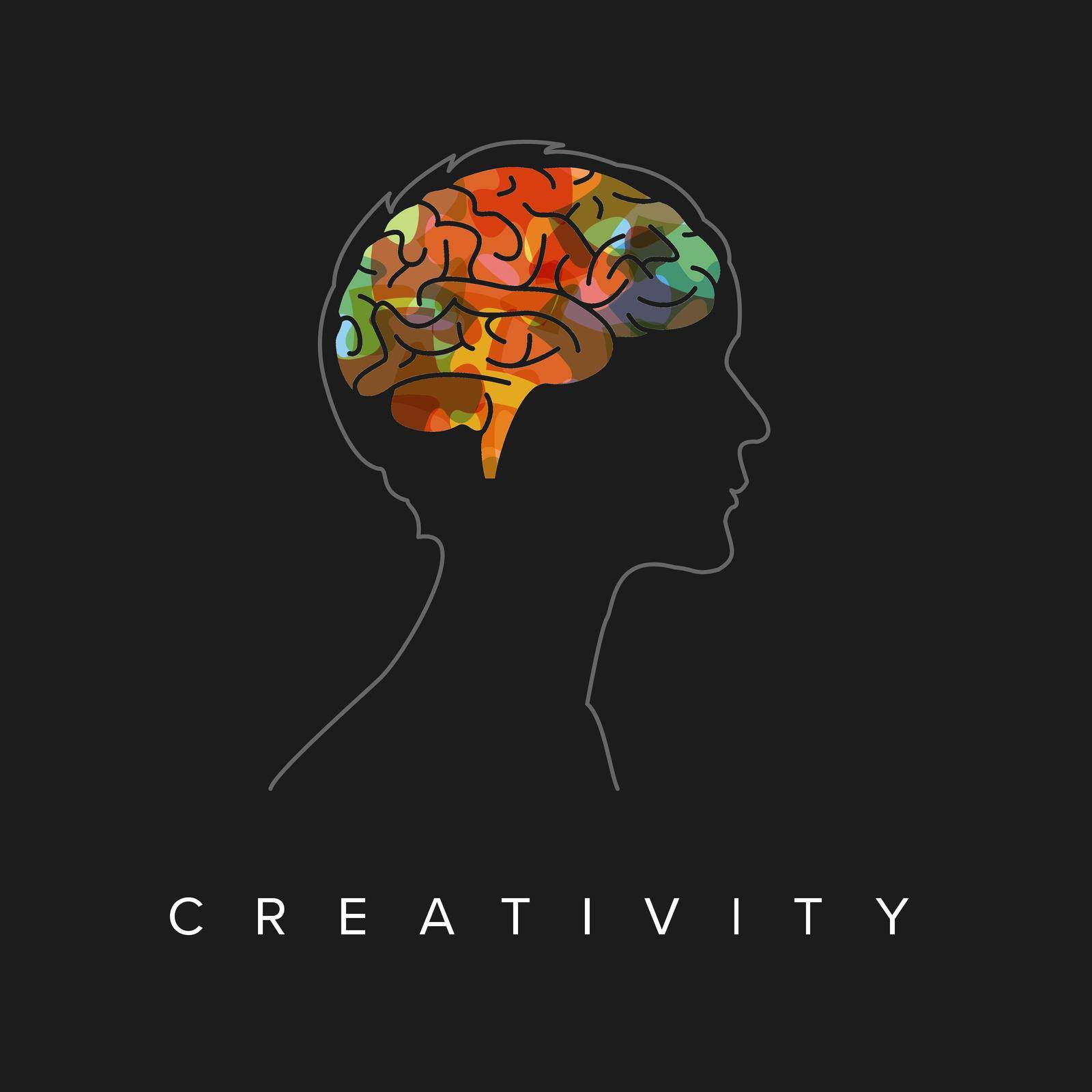 Creative mind concept illustration by orson