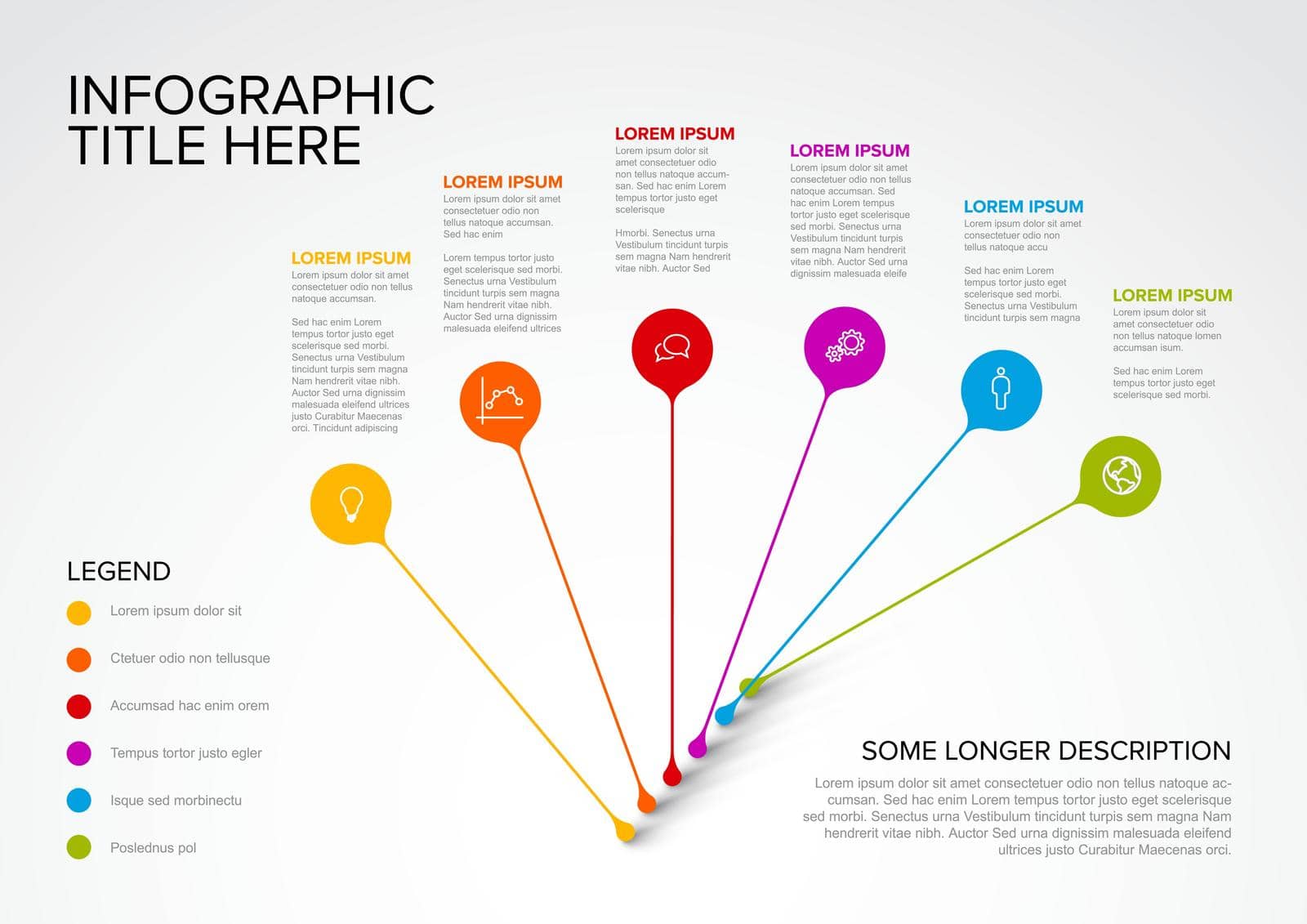 Vector multipurpose Infographic template by orson