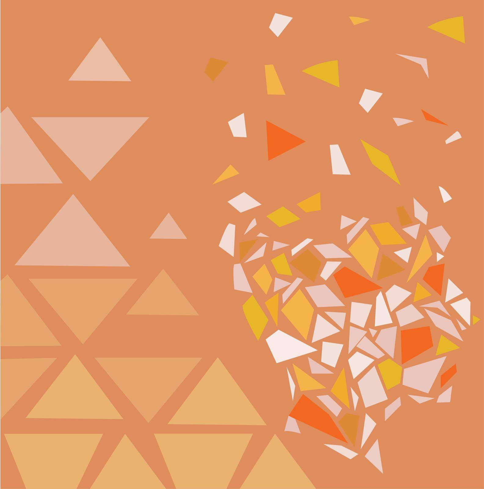 Colorful Wallpaper Image, Shatter Effect Design, Geometric Pattern Designs