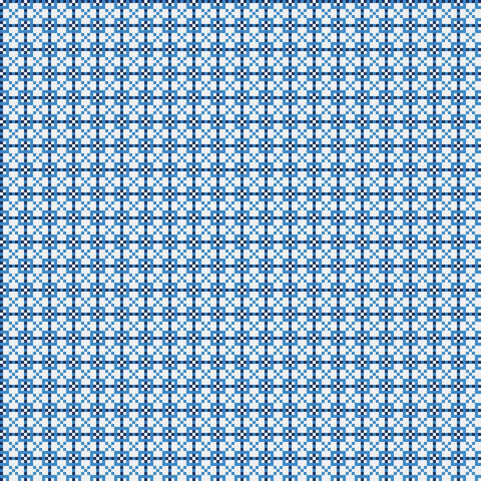 Abstract Cross-Pattern Dotted generative computational art illustration by aslyva