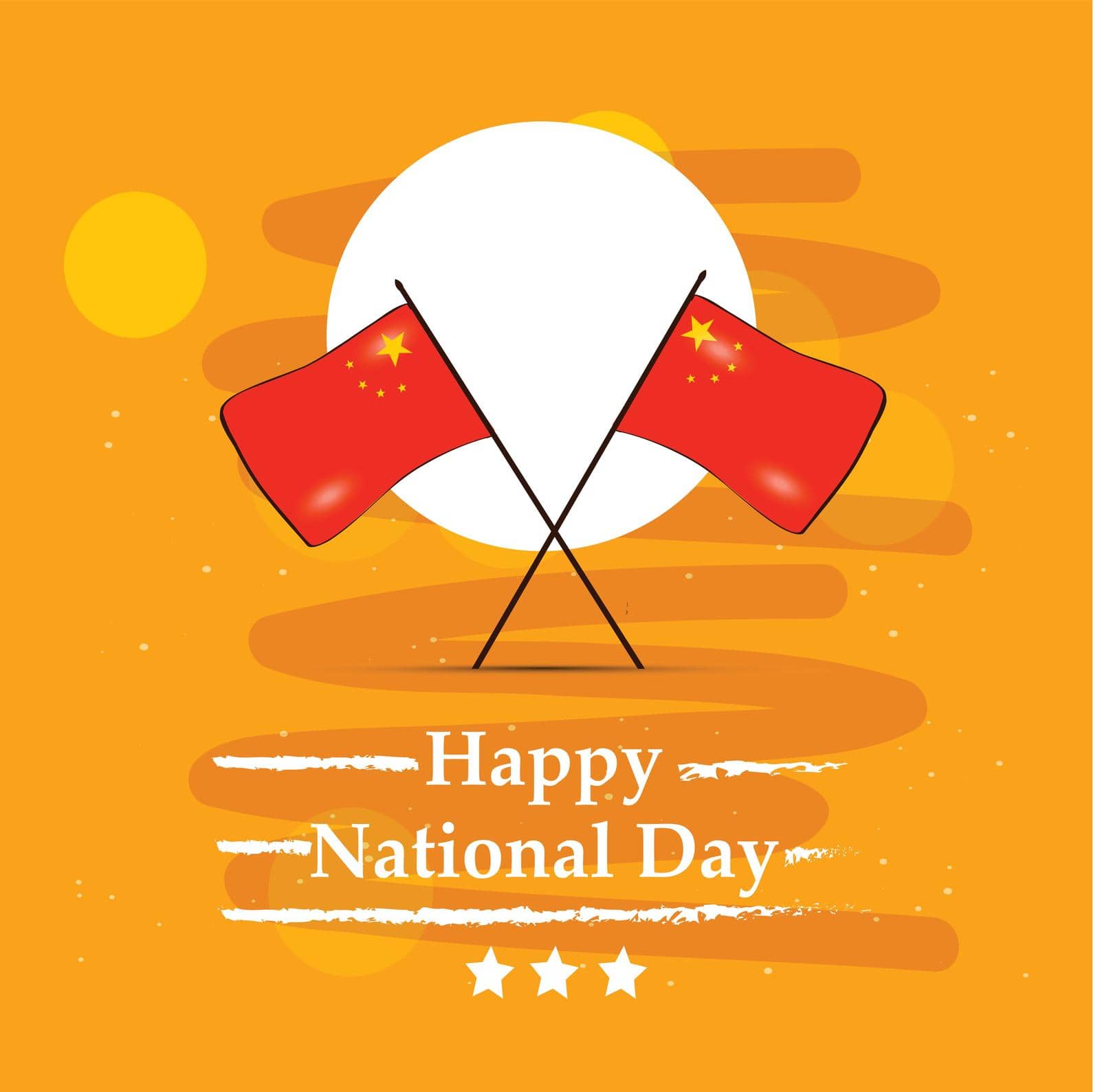 China National Day Background by vectorworld