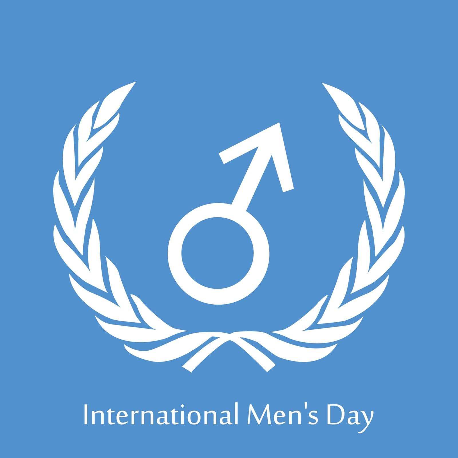 illustration of International mens day background