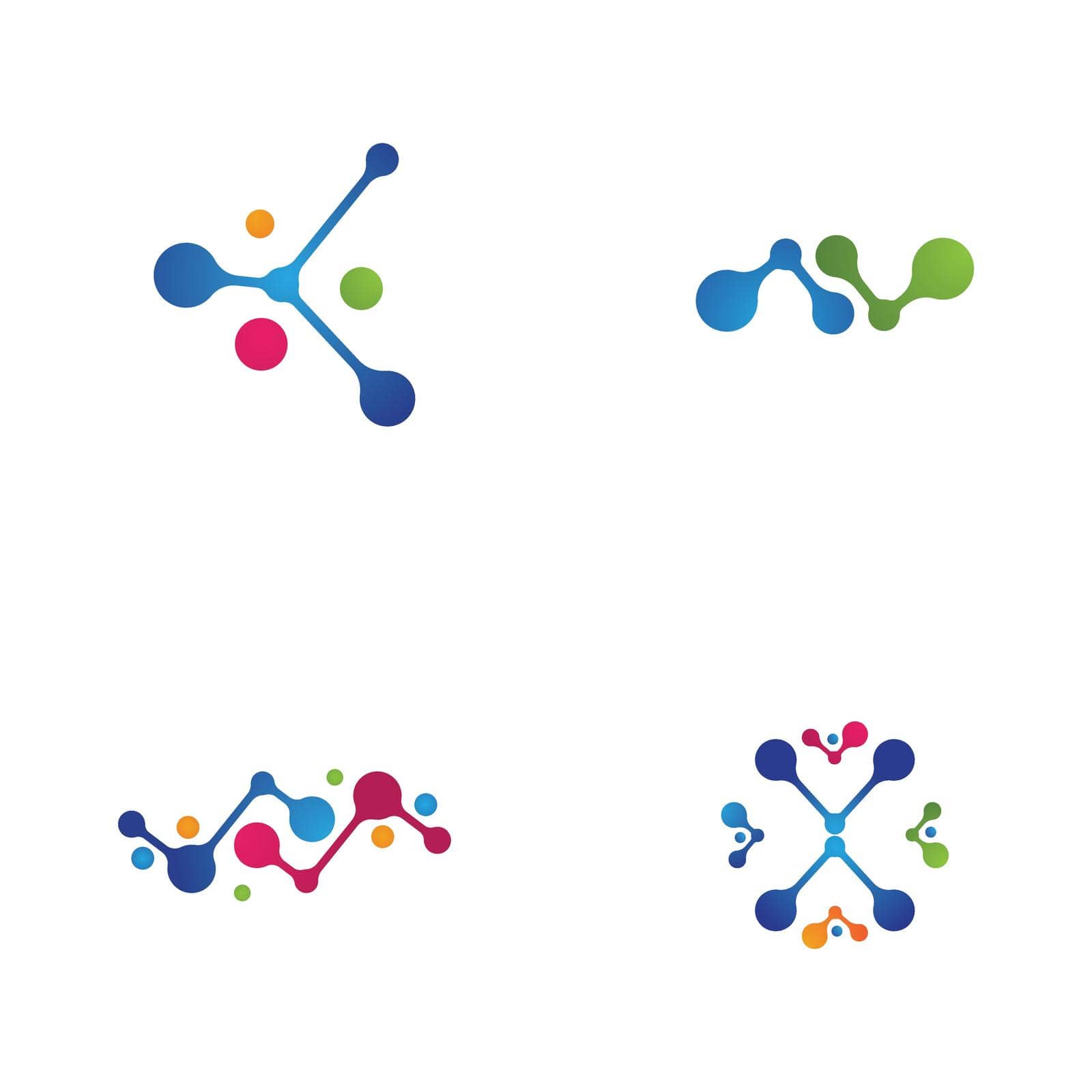 Molecule vector illustration design  by Mrsongrphc