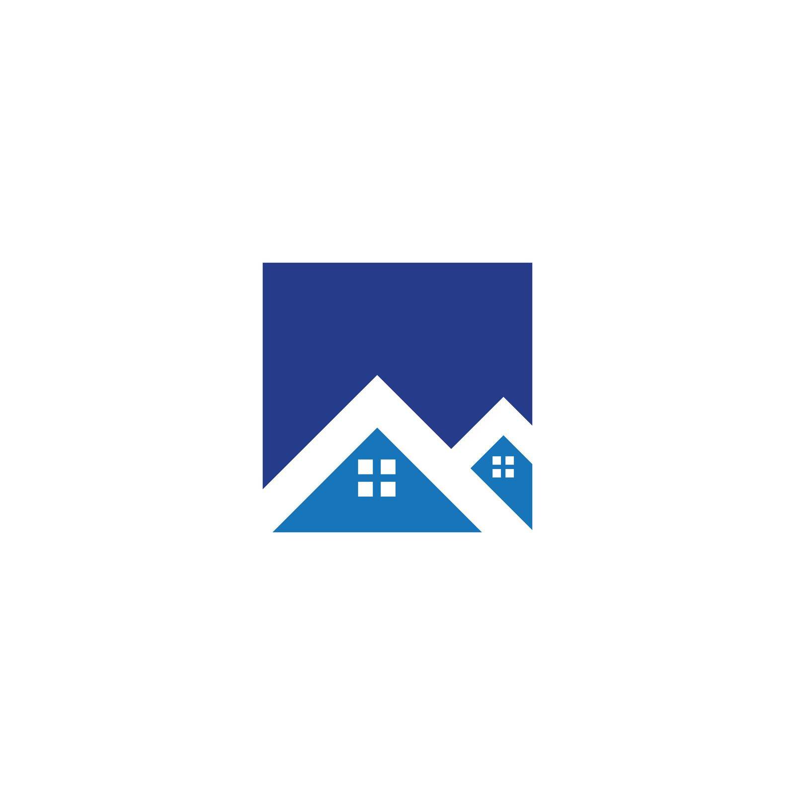 architecture logo design vector template, icon, symbol, house