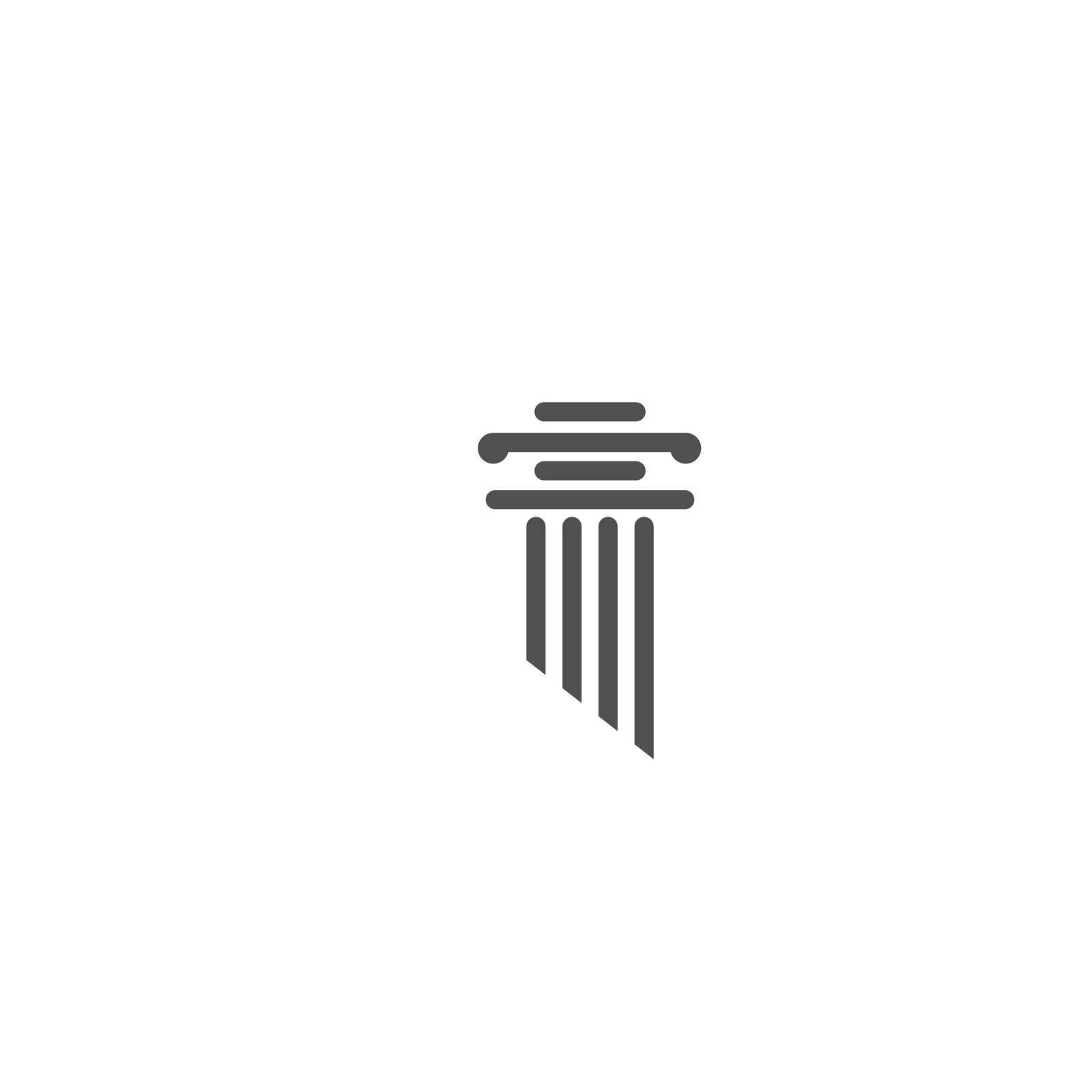 column Logo vector Template vector by Mrsongrphc