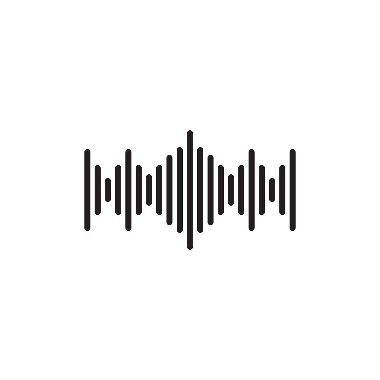 Sound waves vector illustration by Mrsongrphc
