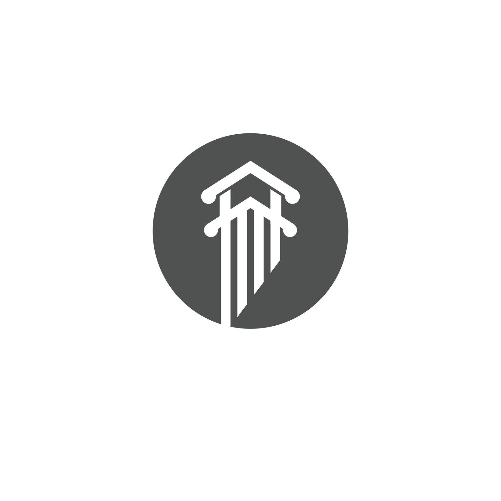 column Logo vector Template vector by Mrsongrphc