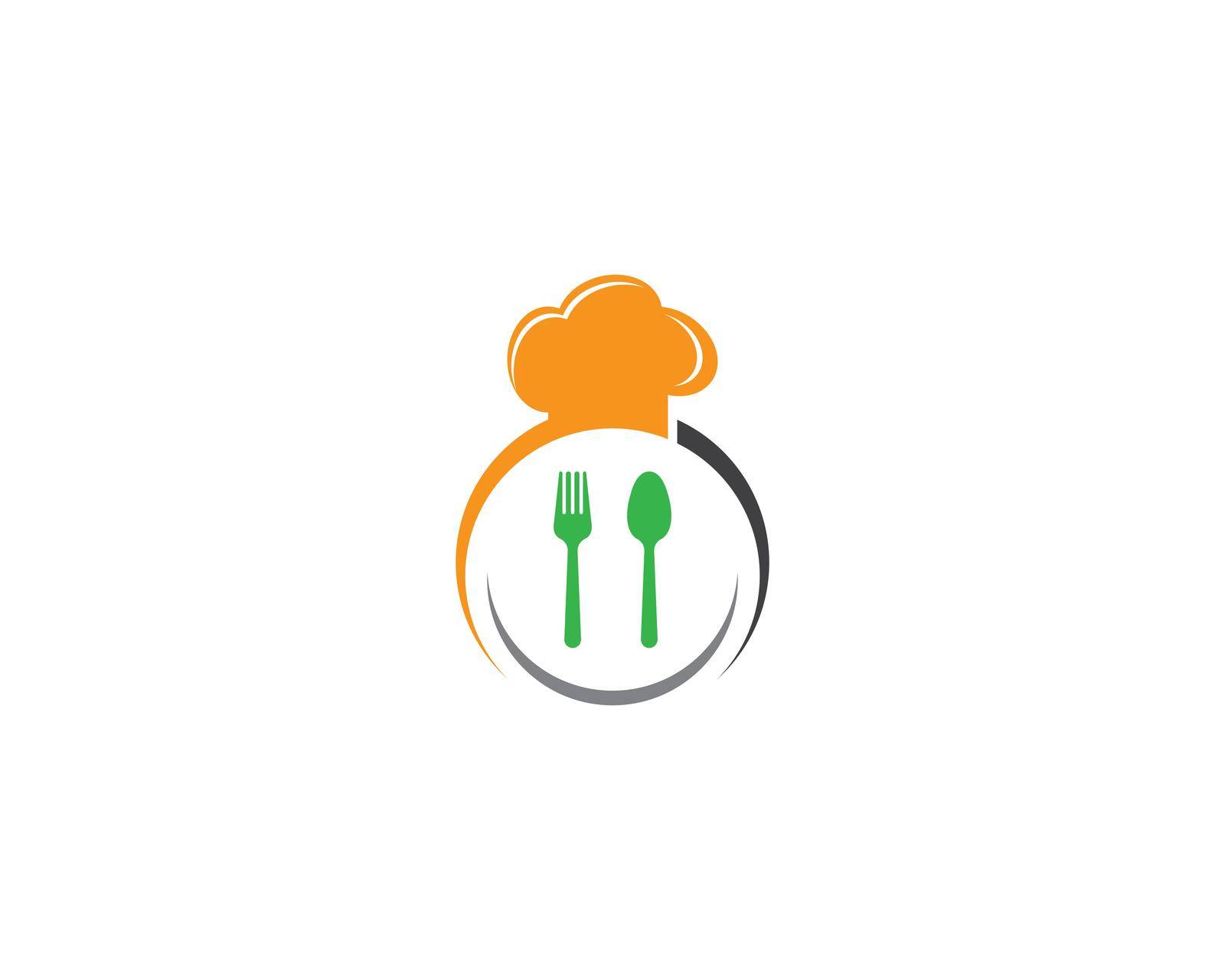 Spoon and fork vector icon by Fat17