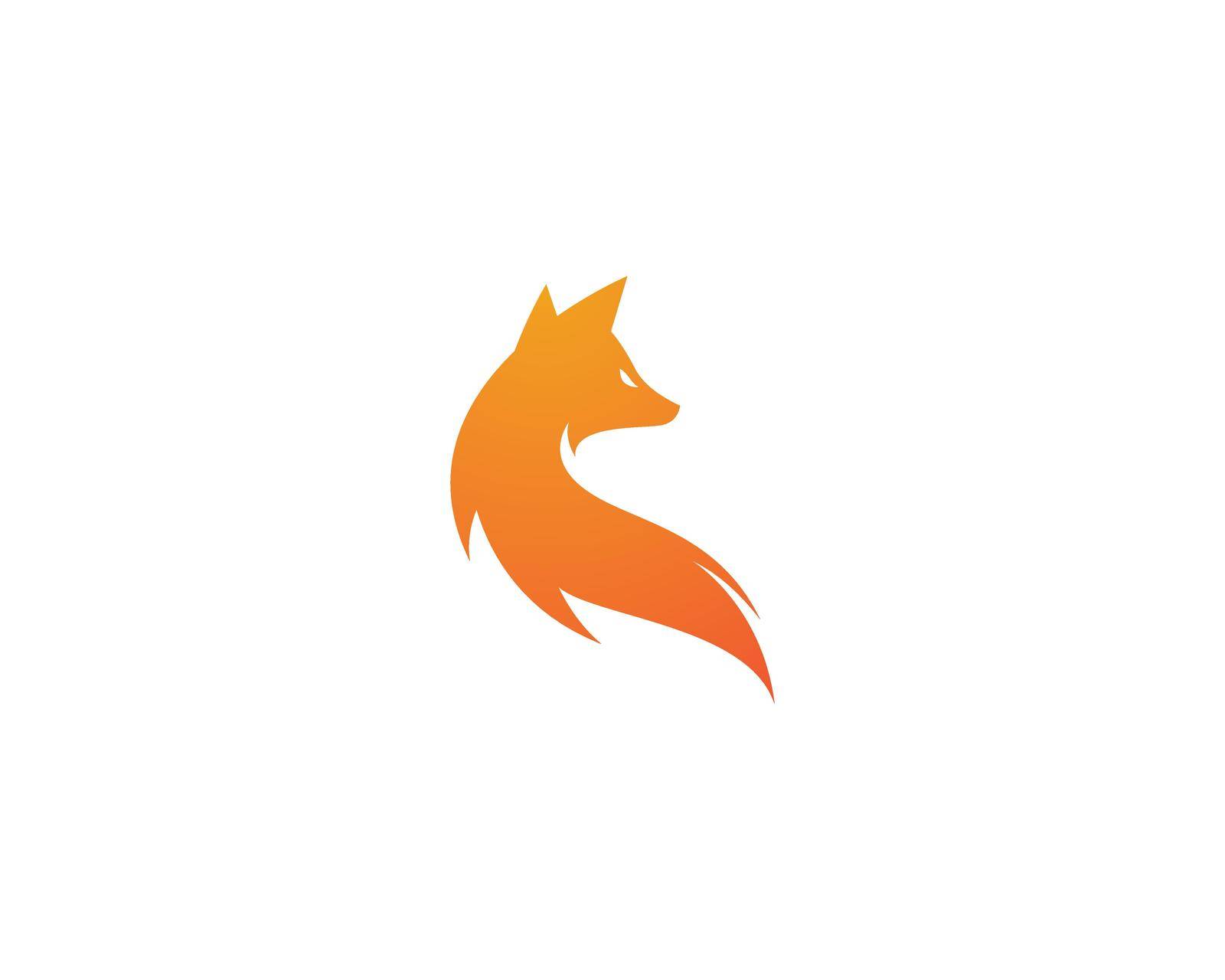 Fox vector icon illustration design