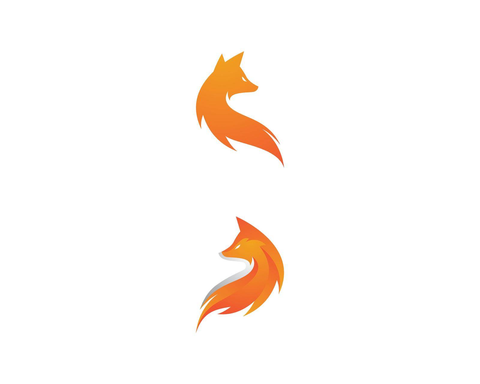 Fox vector icon illustration by Fat17