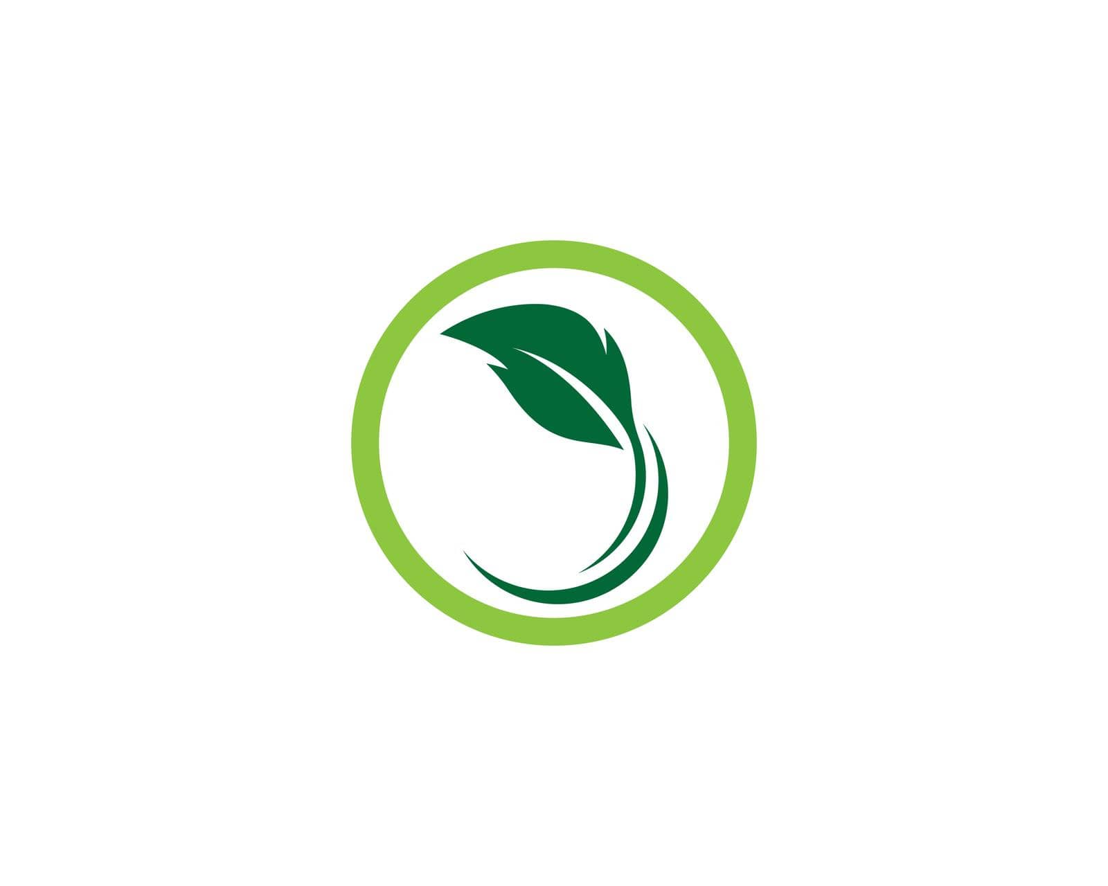 Leaf symbol vector icon by Fat17