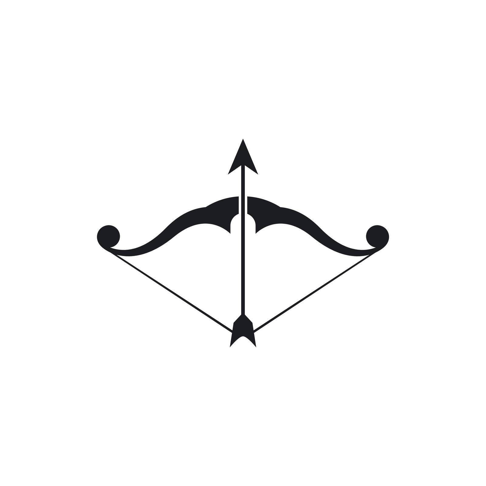 Archer logo vector icon illustration