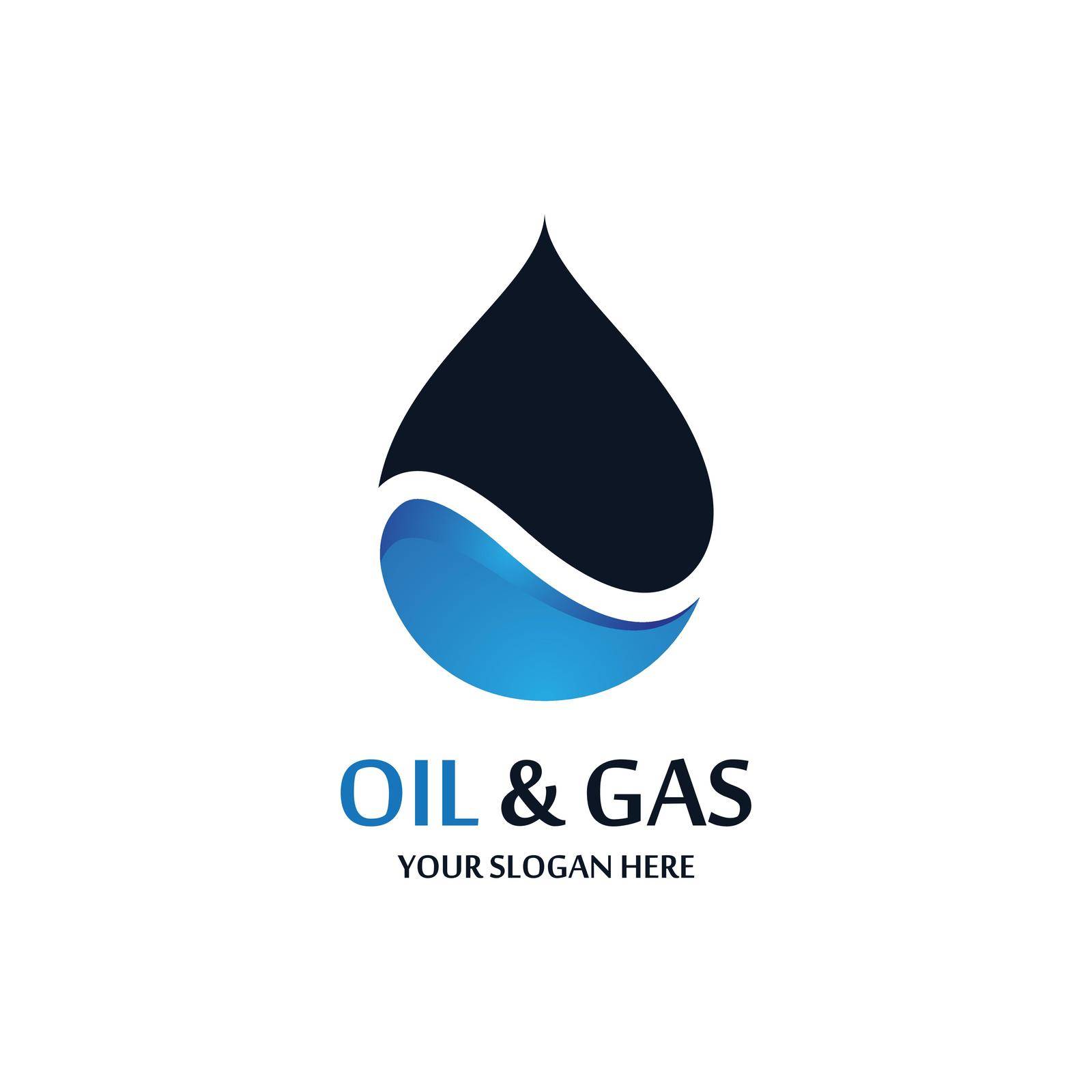 Oil and gas icon vector by Fat17