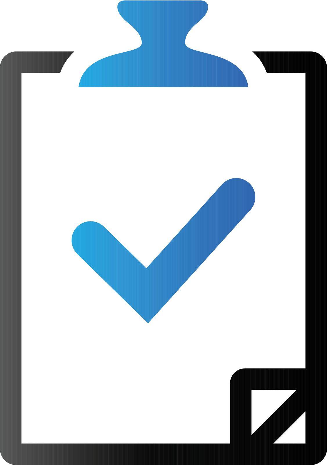 Checkmark icon in duo tone color. Organizer reminder schedule