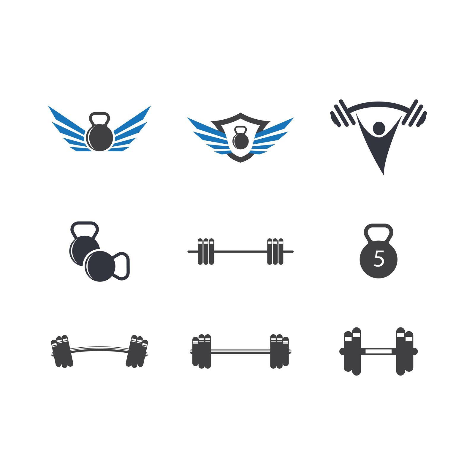 Fitness symbol illustration by Fat17