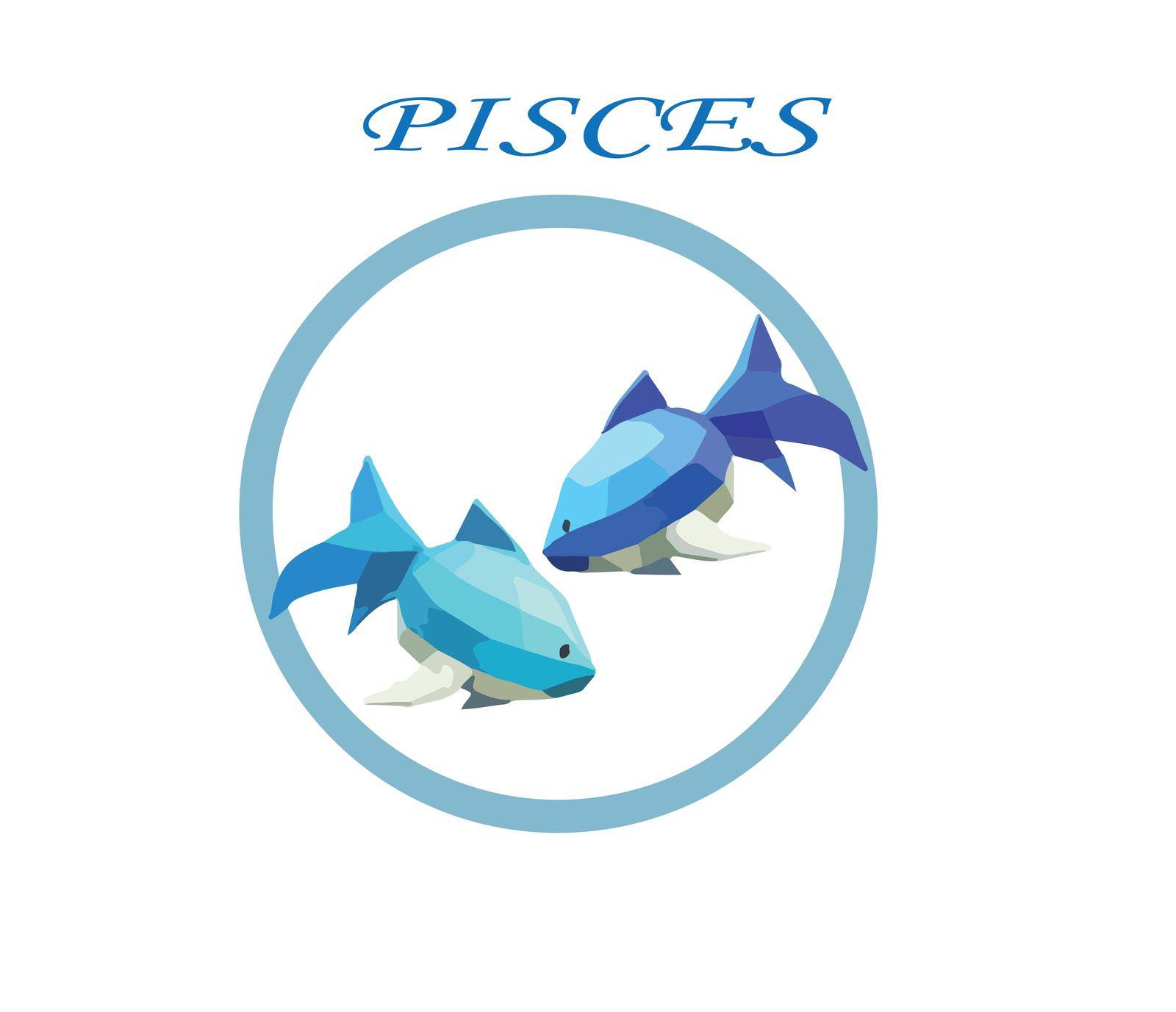 vector of pisces horoscope by suththisumdeang