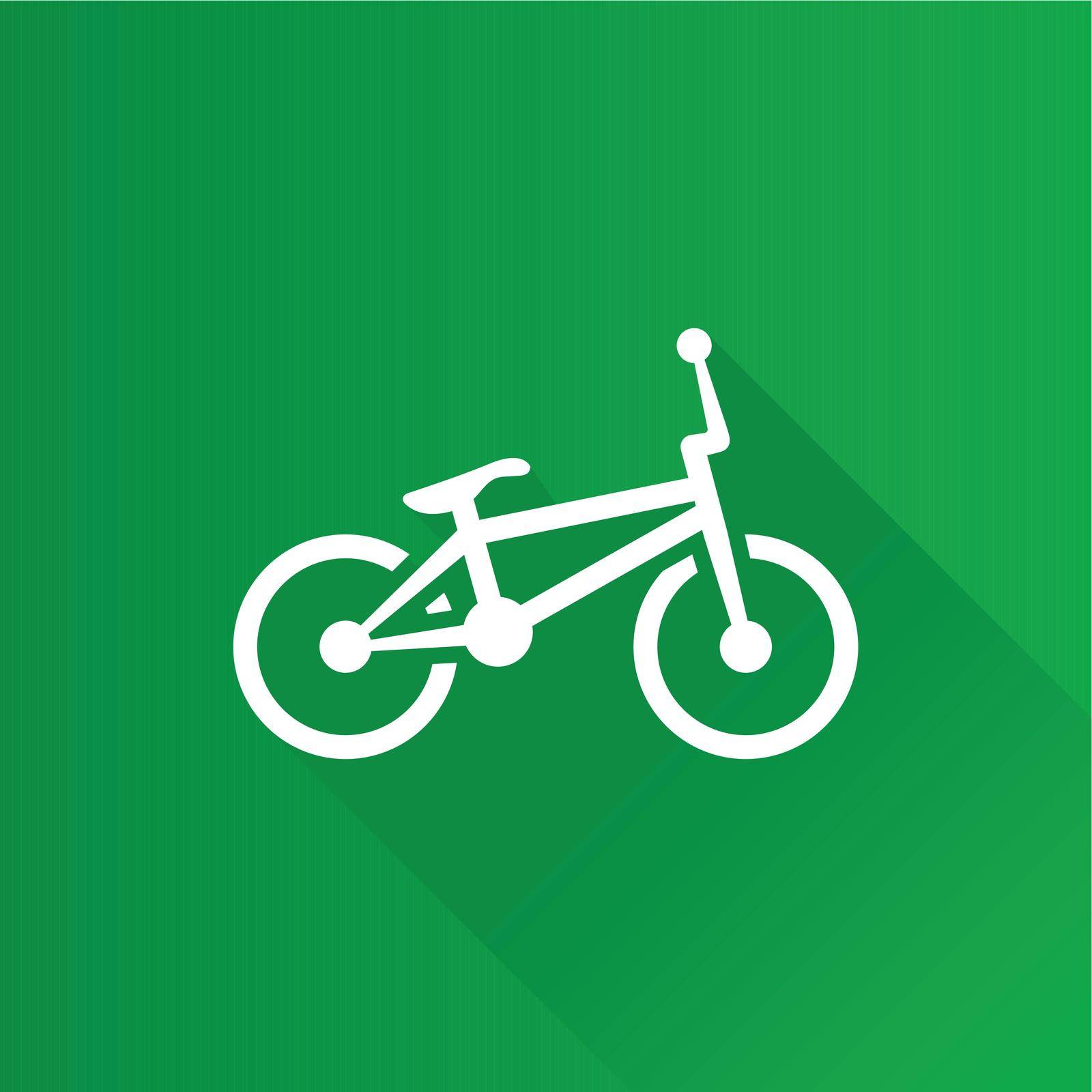 BMX bicycle icon in Metro user interface color style. Sport race park