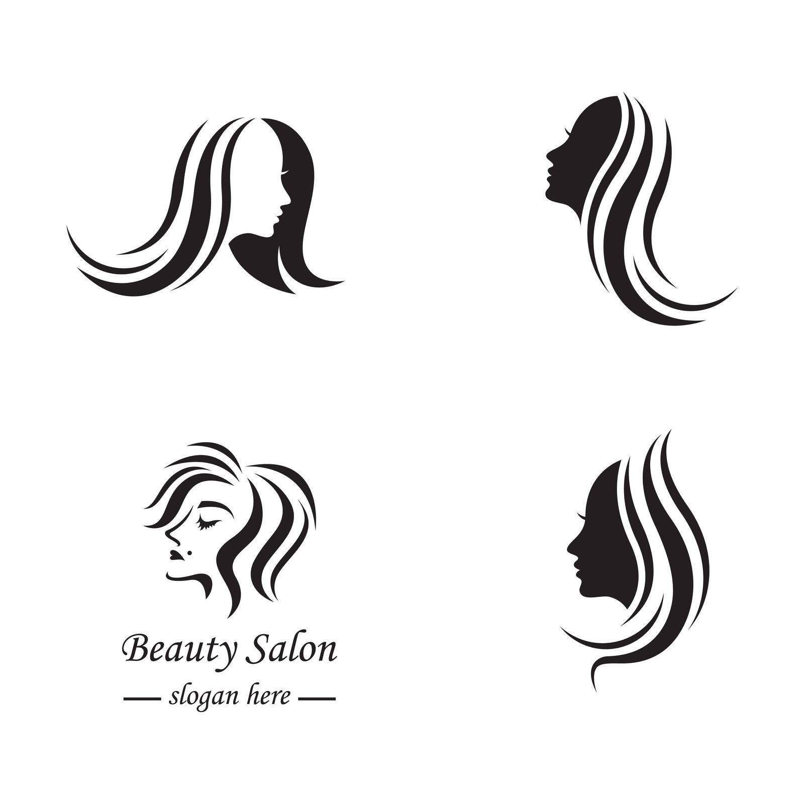 Beauty hair and salon logo by Fat17
